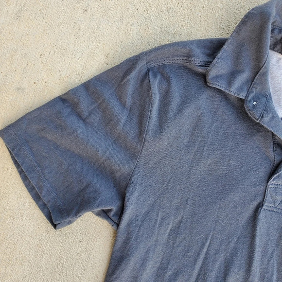 Volcom Men's Polo Shirt Charcoal Gray Short Sleeve Classic Size Small - Picture 2 of 16